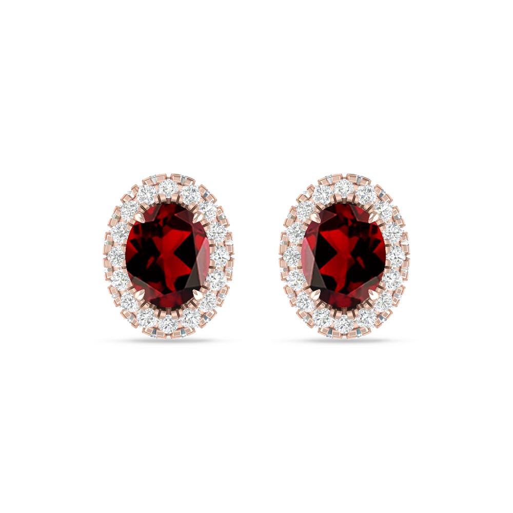 Rose Gold - Garnet