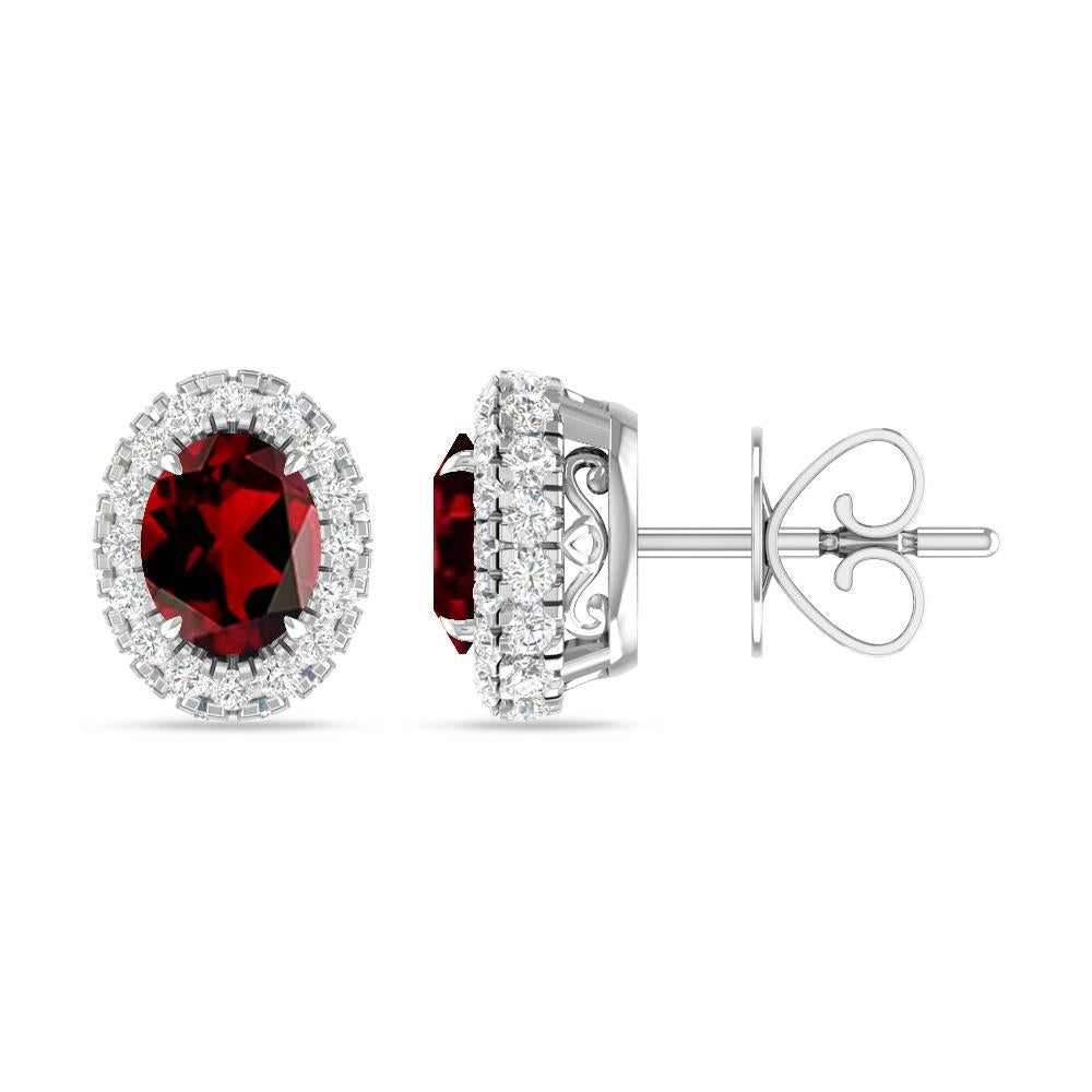 White Gold - Garnet