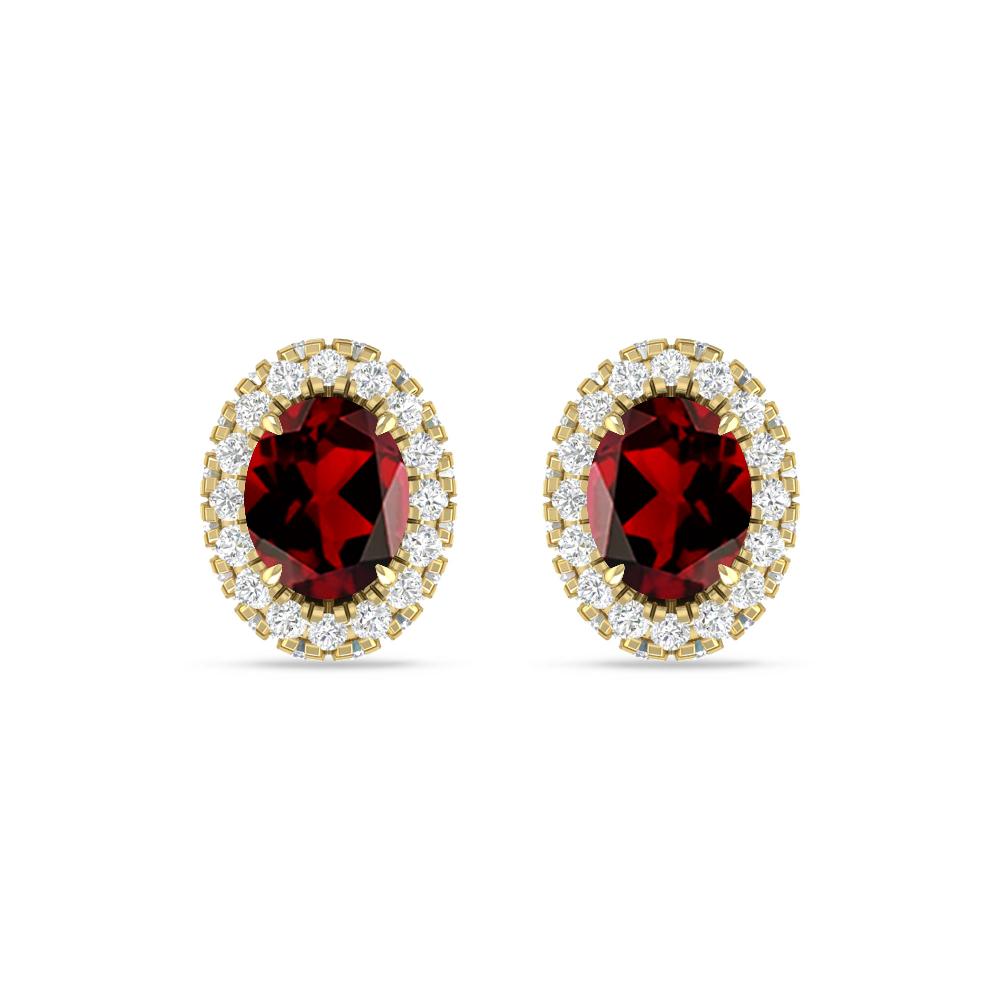 Yellow Gold - Garnet