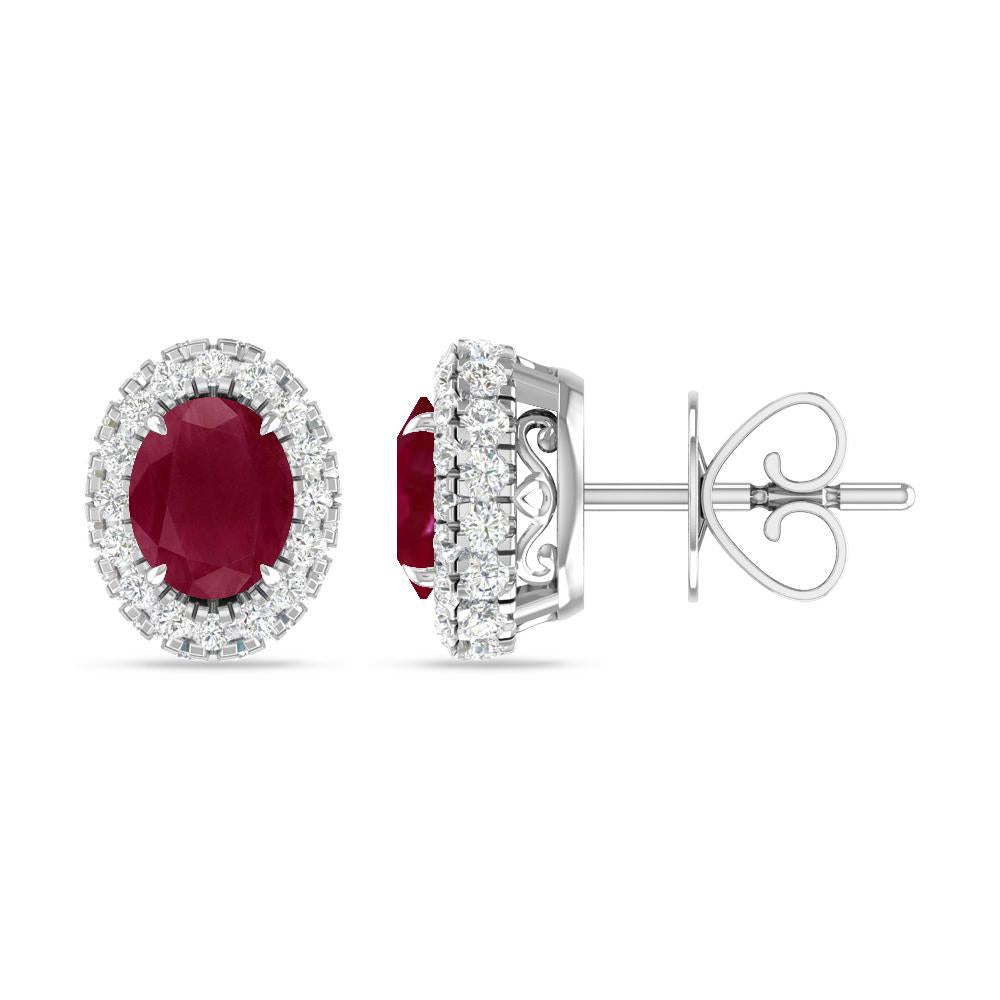 White Gold - Ruby