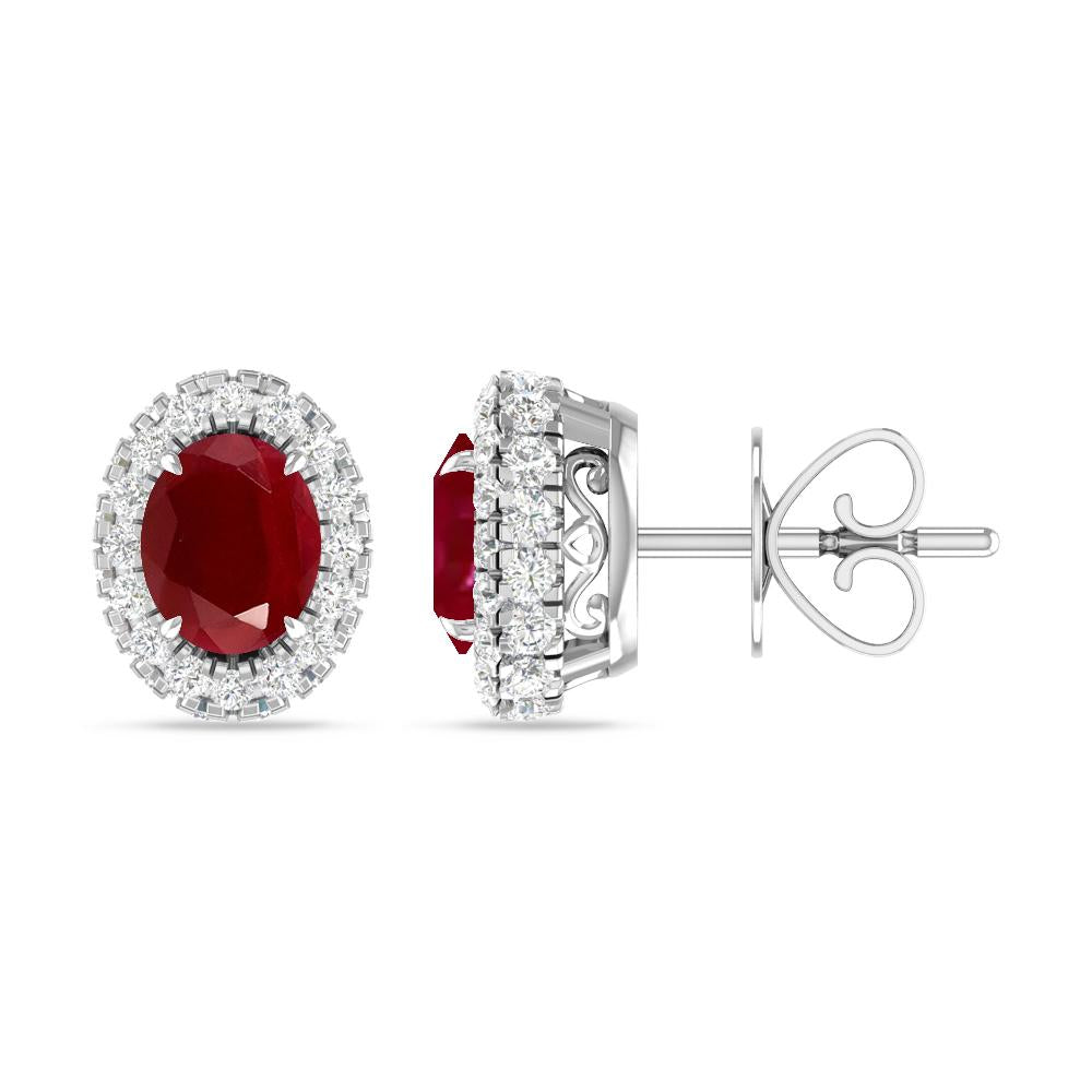 White Gold - Ruby