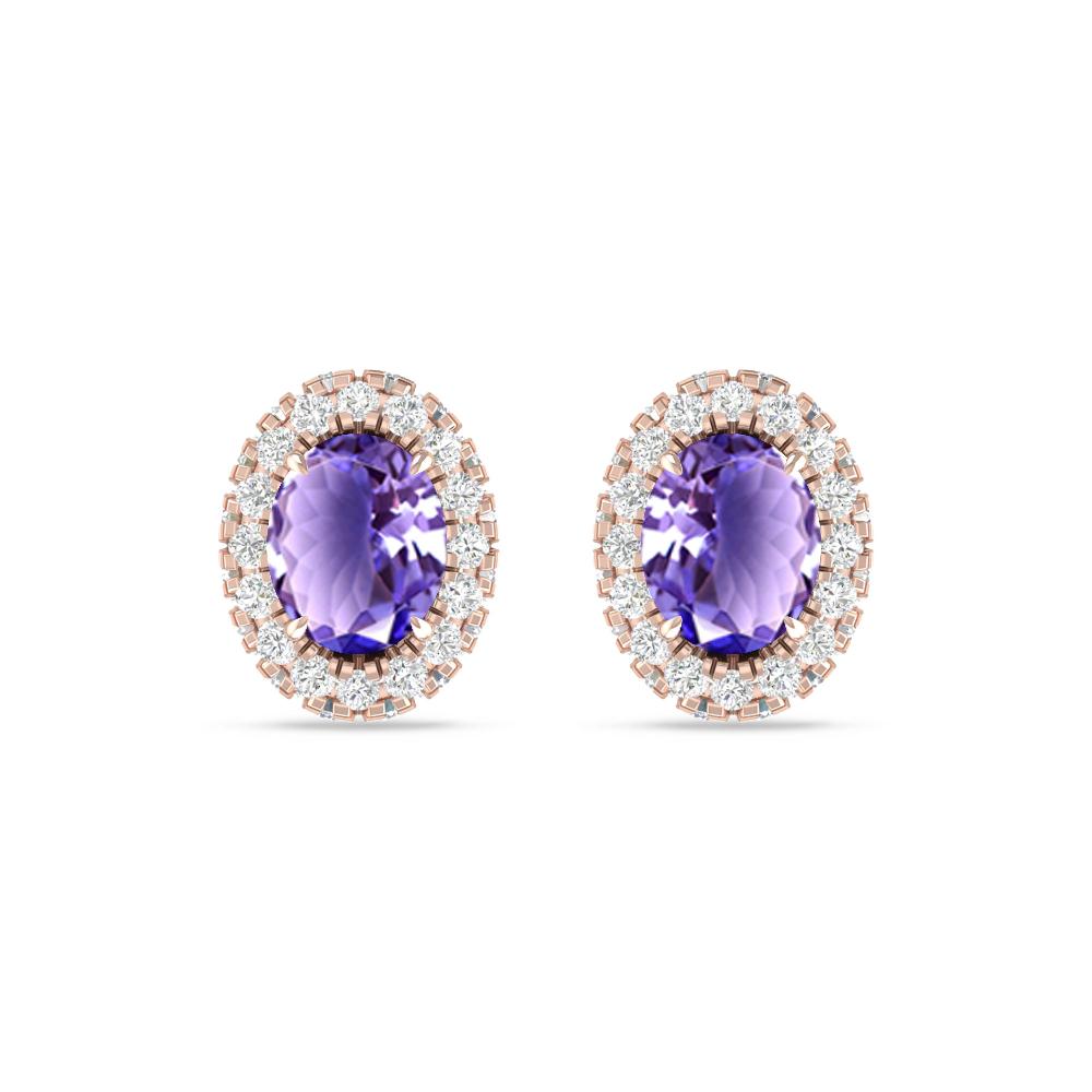 Rose Gold - Tanzanite