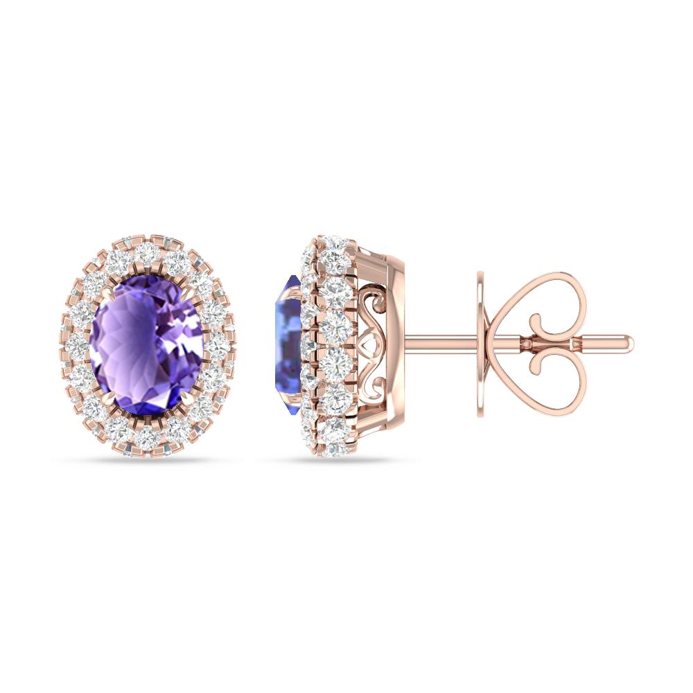 Rose Gold - Tanzanite