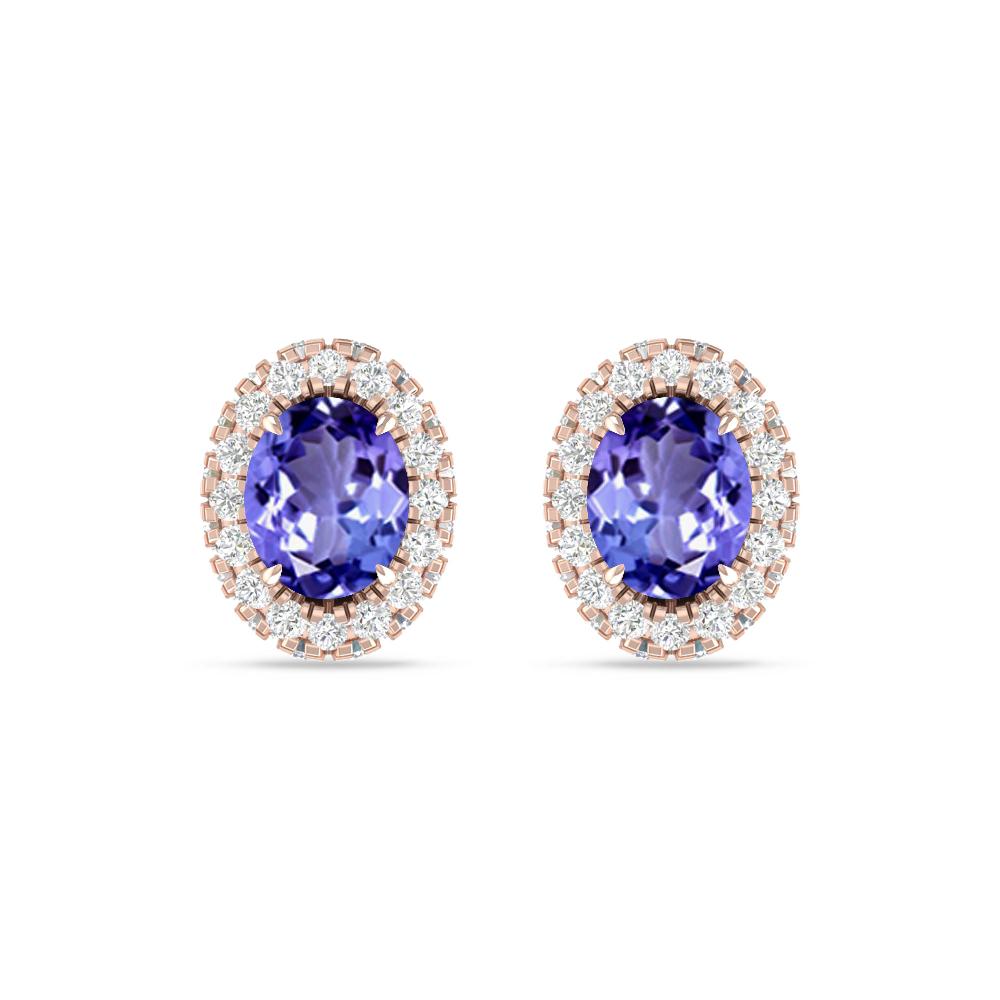 Rose Gold - Tanzanite