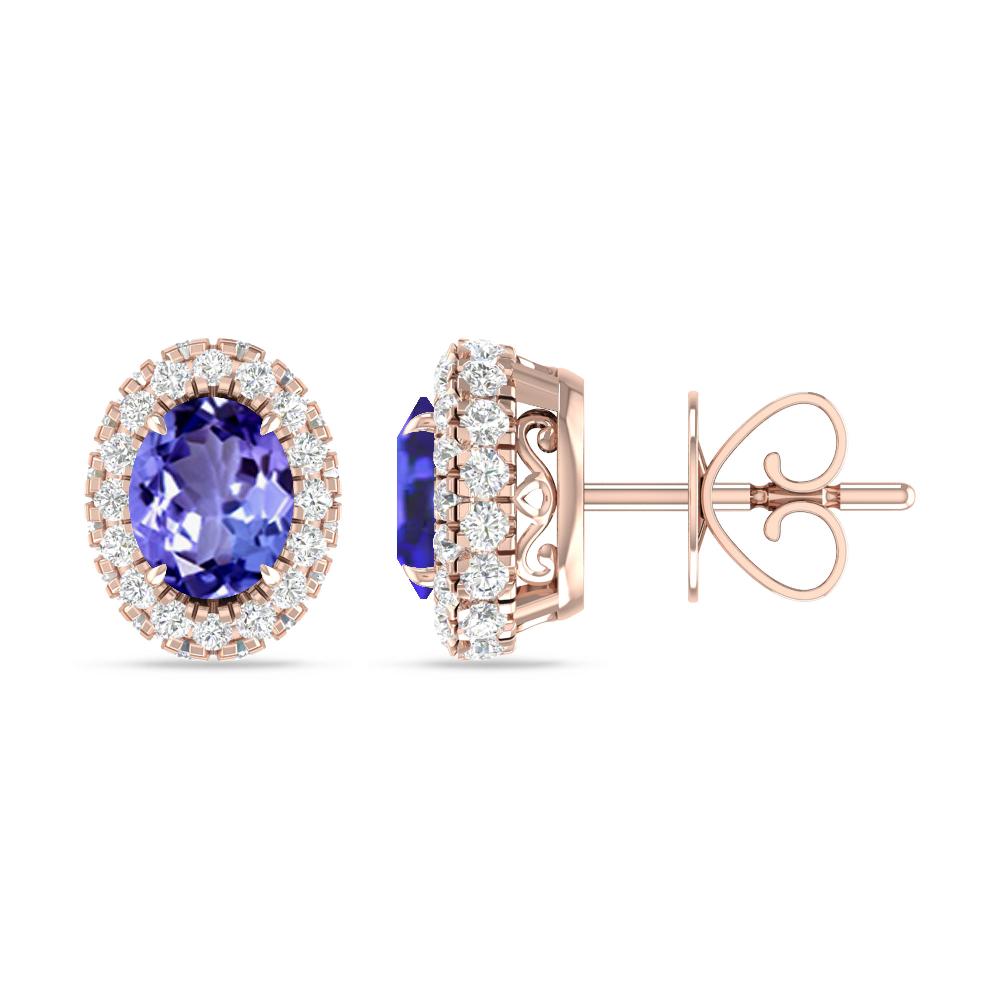 Rose Gold - Tanzanite
