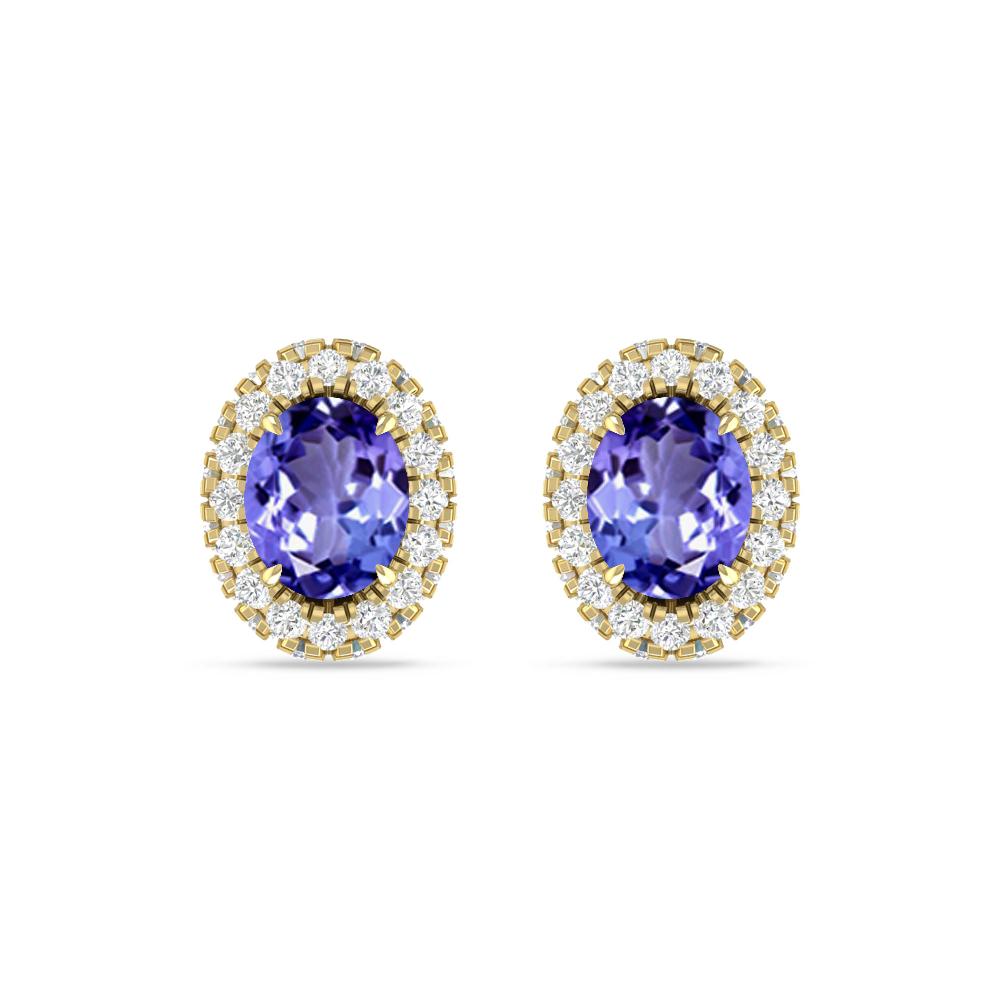 Yellow Gold - Tanzanite