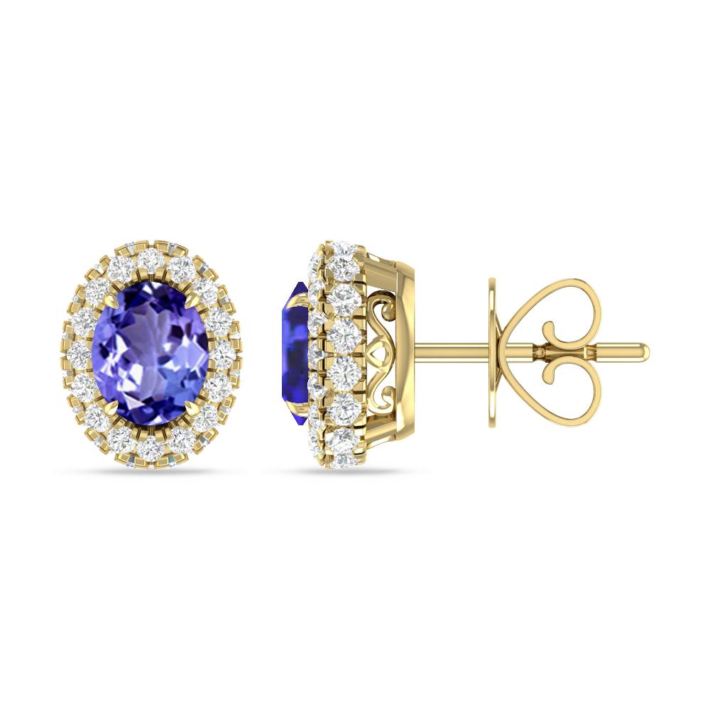 Yellow Gold - Tanzanite