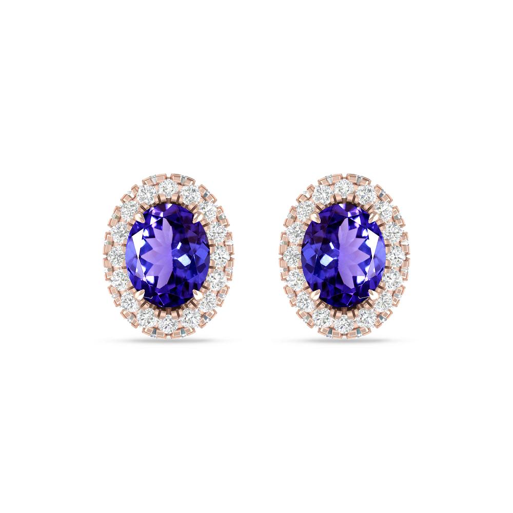 Rose Gold - Tanzanite