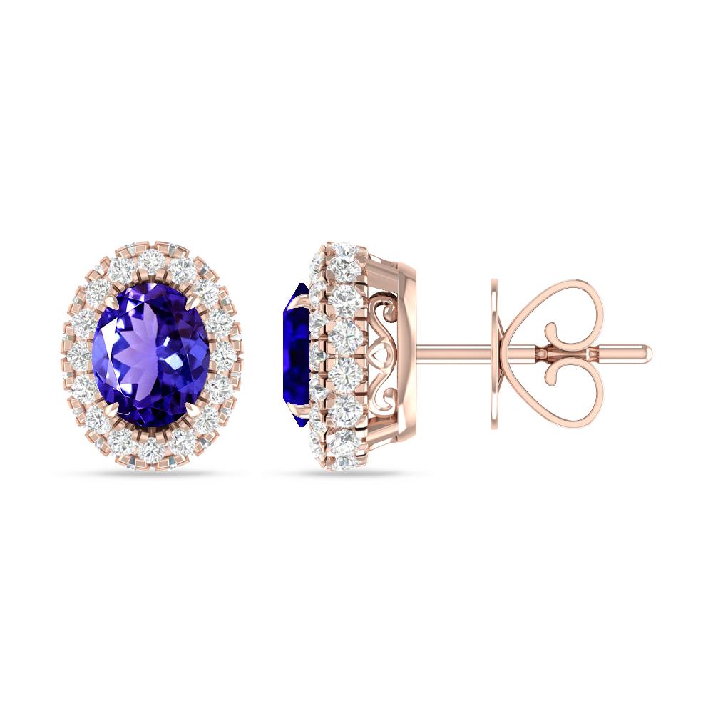 Rose Gold - Tanzanite