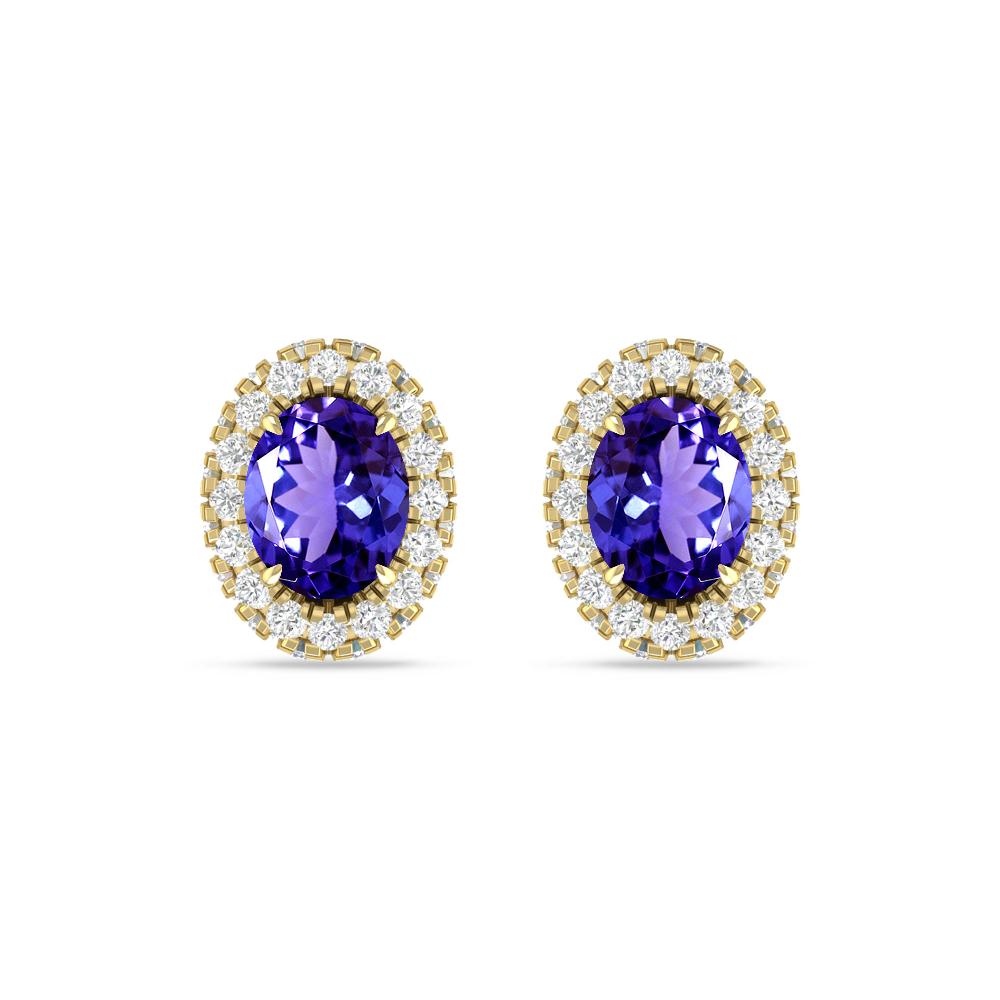 Yellow Gold - Tanzanite