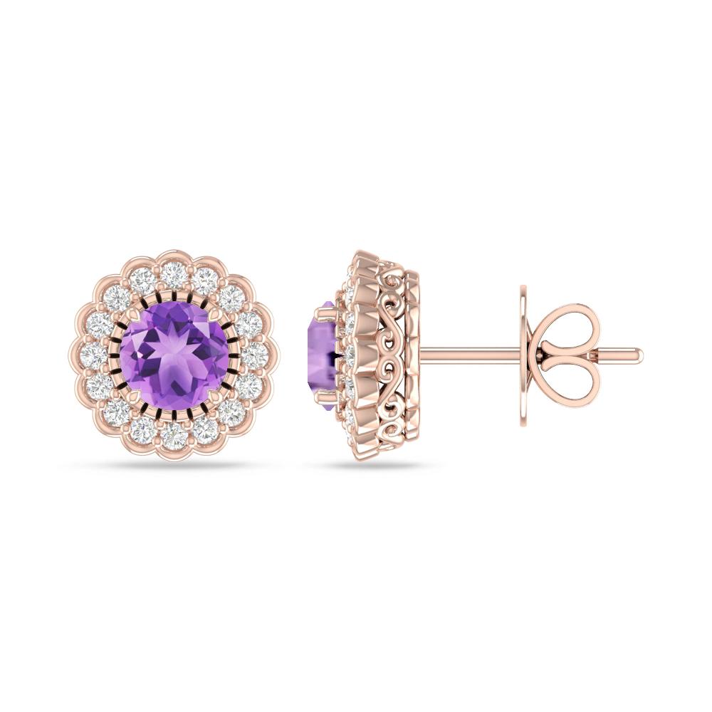 Rose Gold - Amethyst