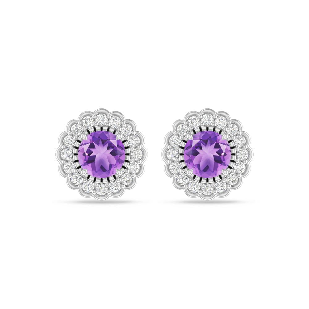 White Gold - Amethyst