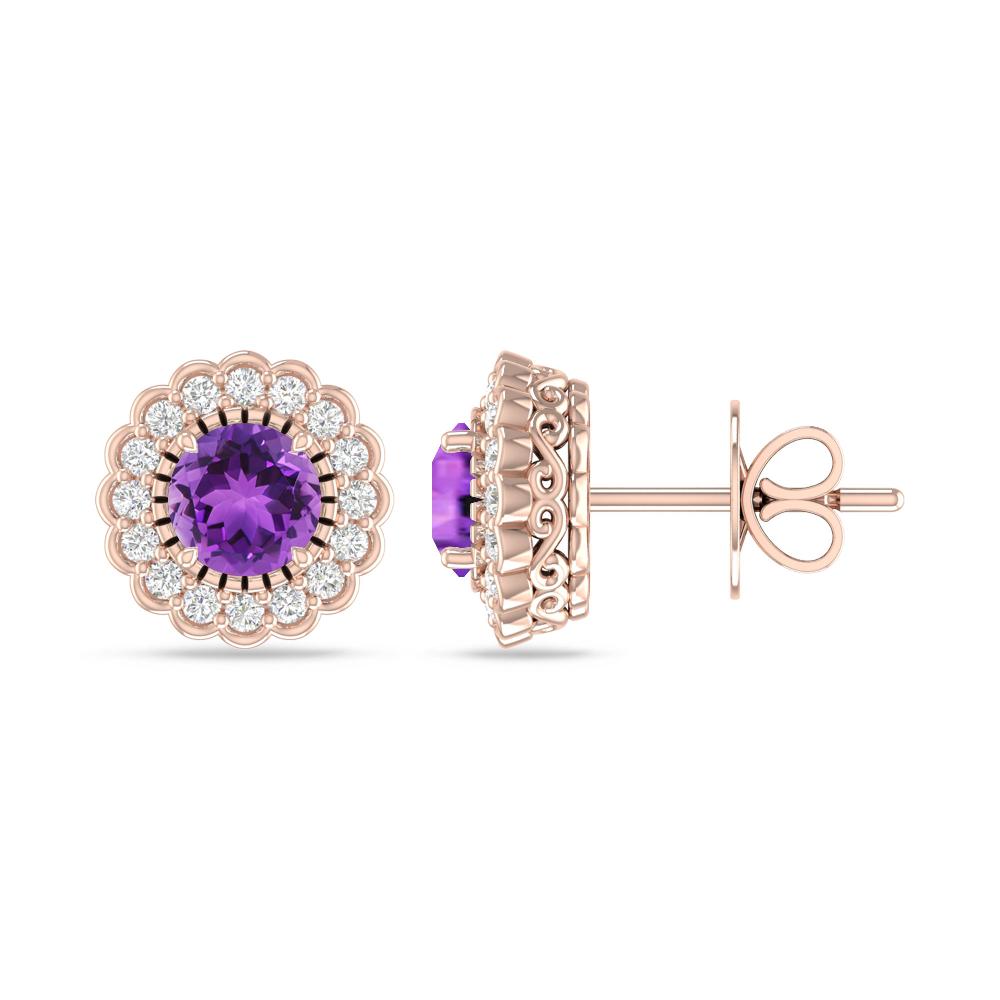 Rose Gold - Amethyst
