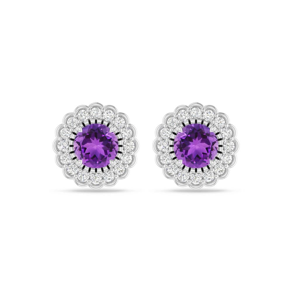 White Gold - Amethyst
