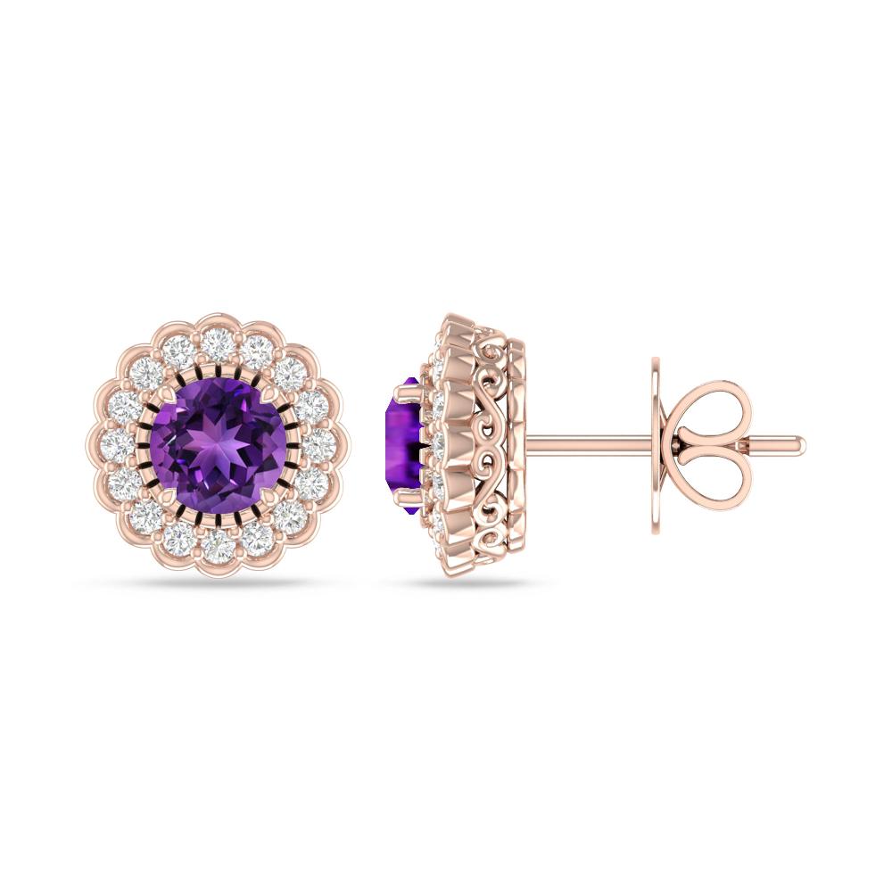 Rose Gold - Amethyst