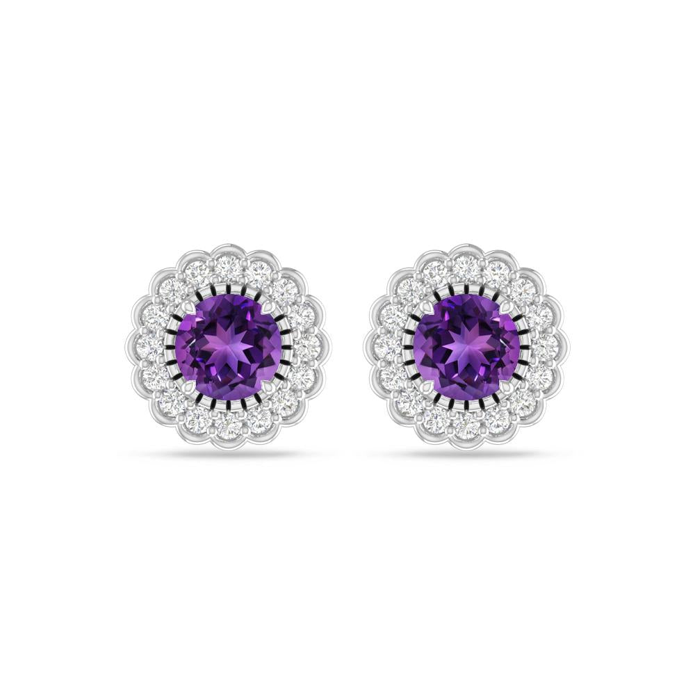 White Gold - Amethyst