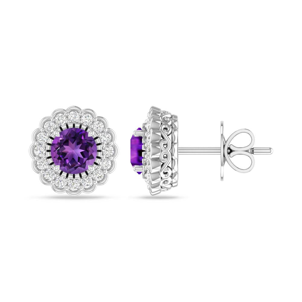 White Gold - Amethyst