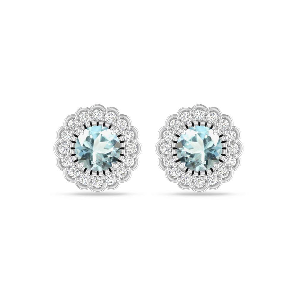 White Gold - Aquamarine