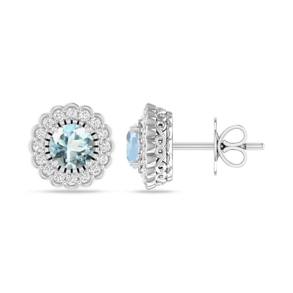 White Gold - Aquamarine