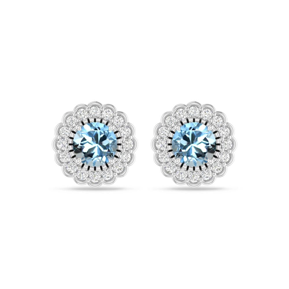 White Gold - Aquamarine