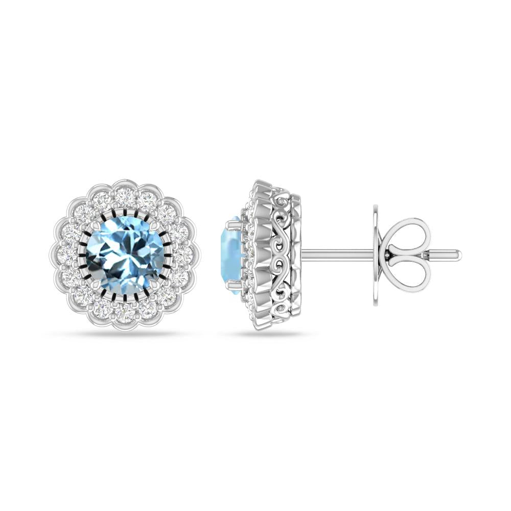 White Gold - Aquamarine