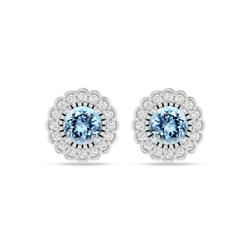 White Gold - Aquamarine