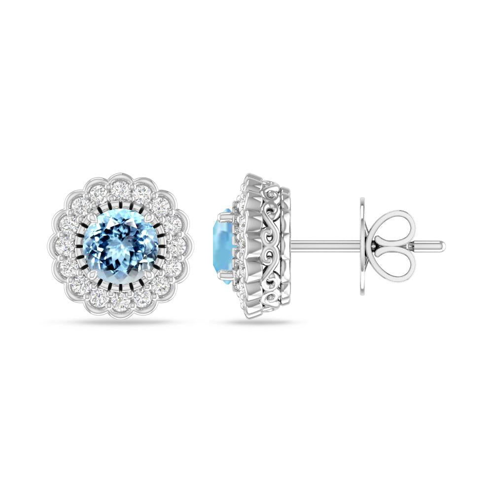 White Gold - Aquamarine