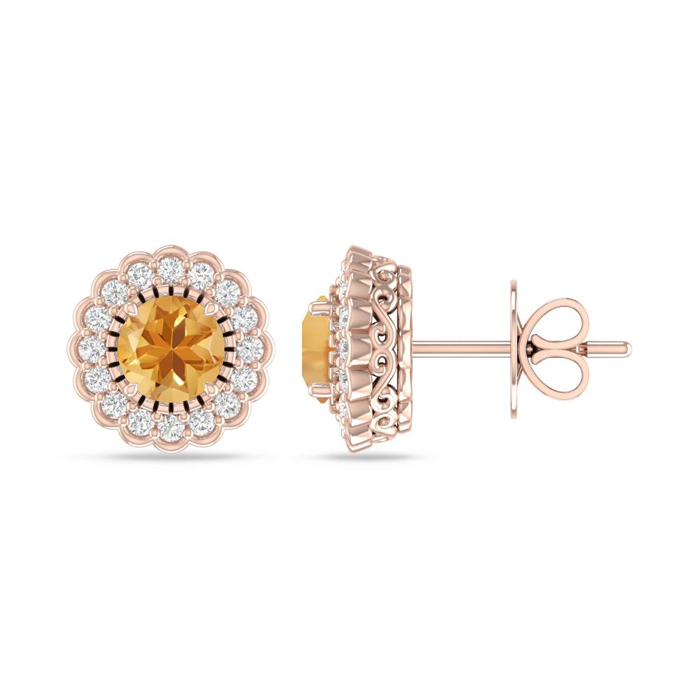 Rose Gold - Citrine