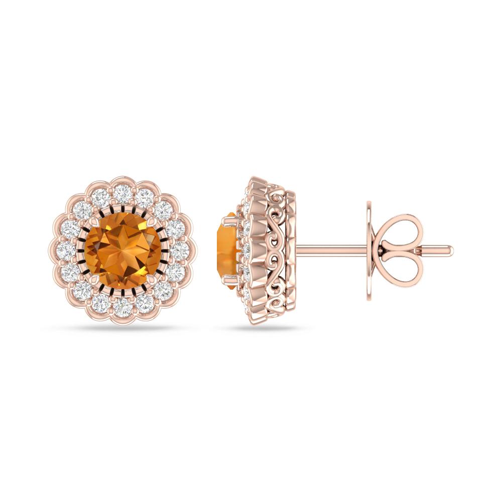 Rose Gold - Citrine