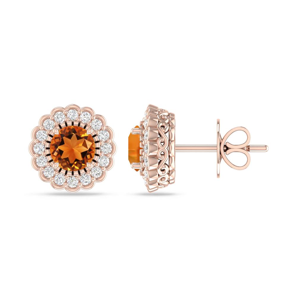 Rose Gold - Citrine