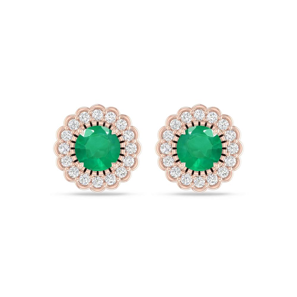 Rose Gold - Emerald