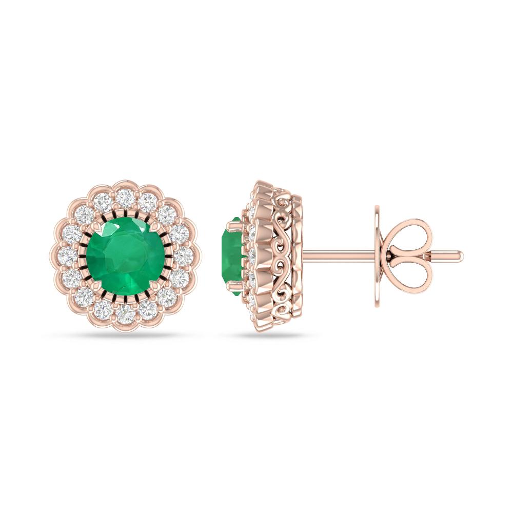 Rose Gold - Emerald