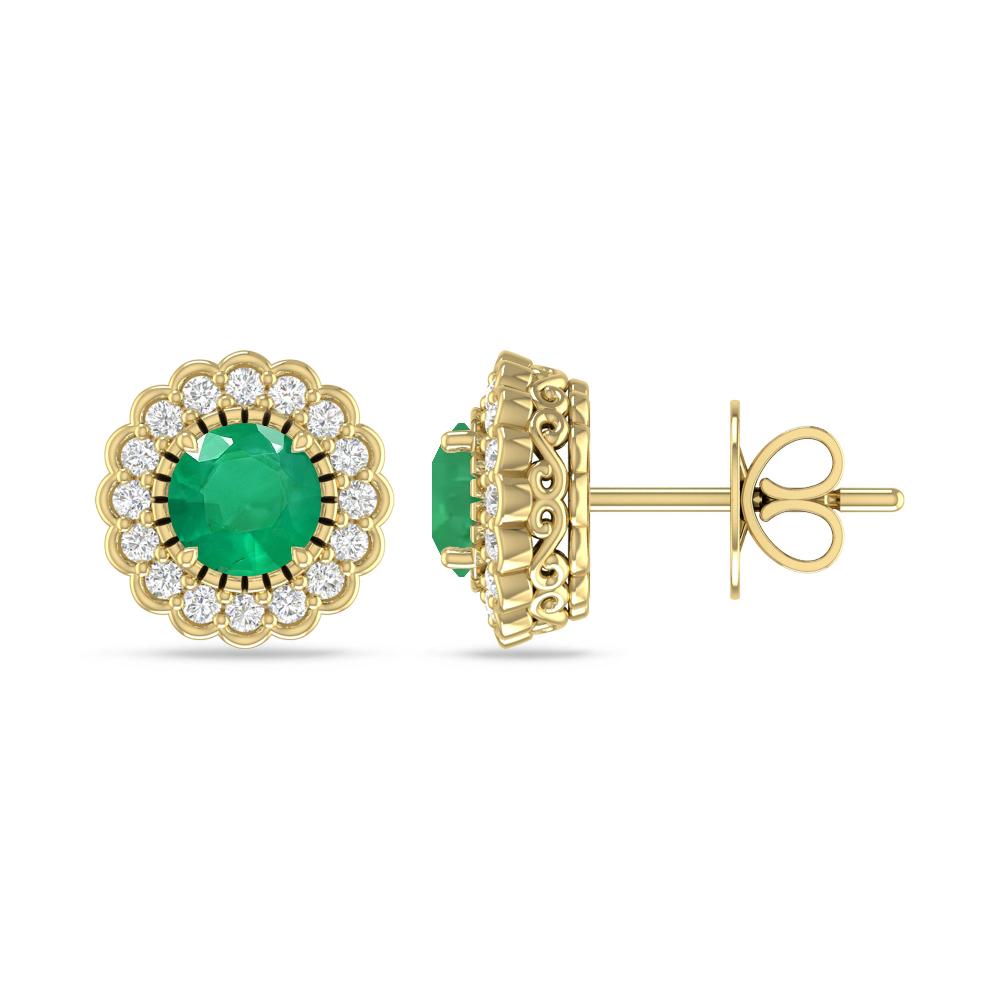 Yellow Gold - Emerald