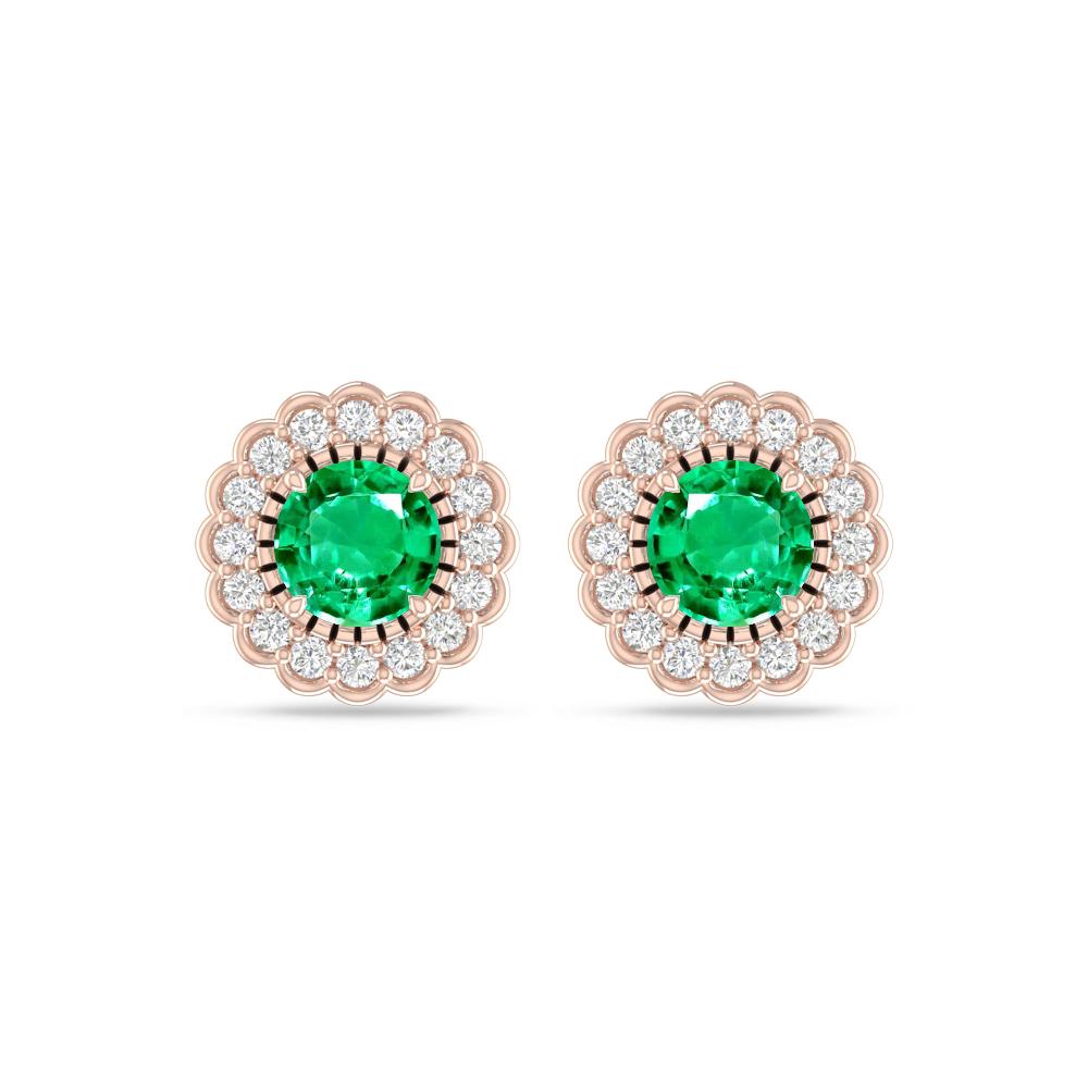 Rose Gold - Emerald