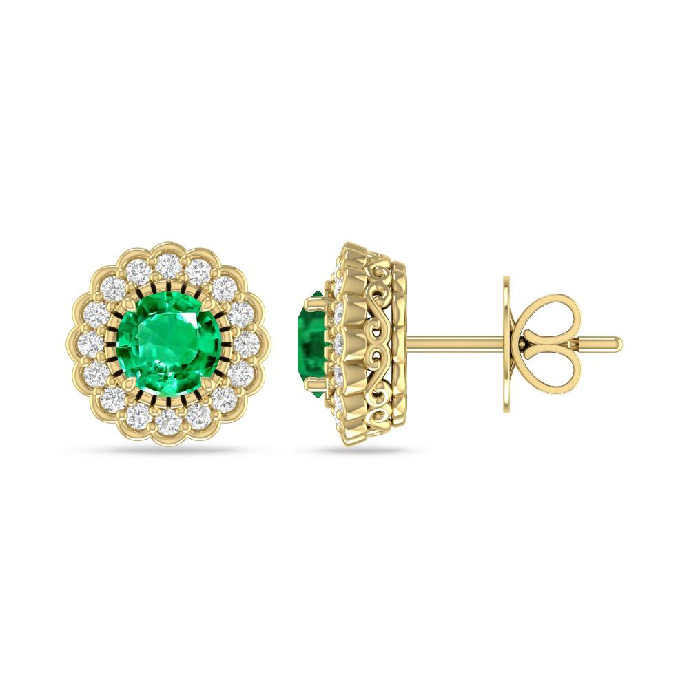 Yellow Gold - Emerald