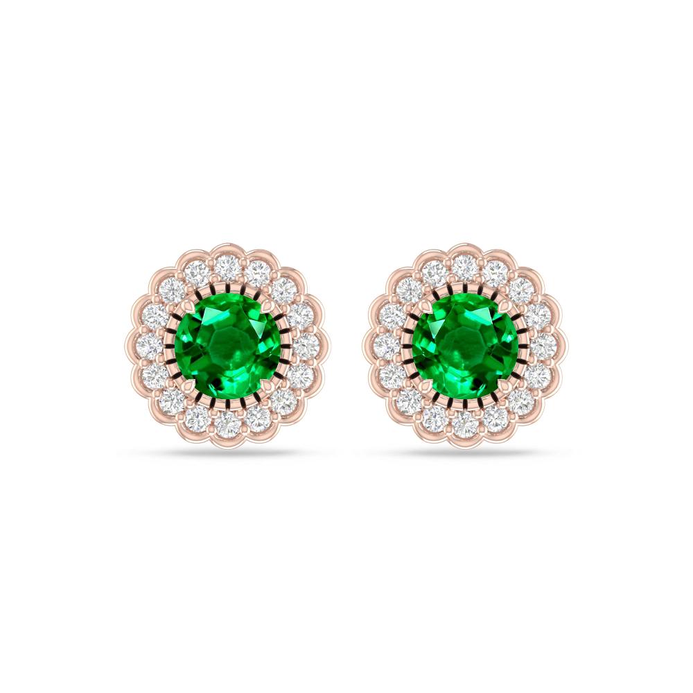 Rose Gold - Emerald
