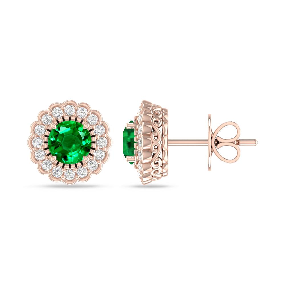 Rose Gold - Emerald
