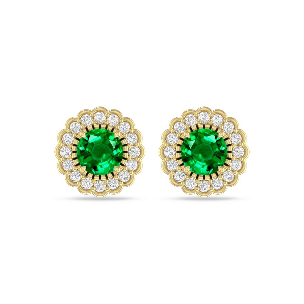 Yellow Gold - Emerald