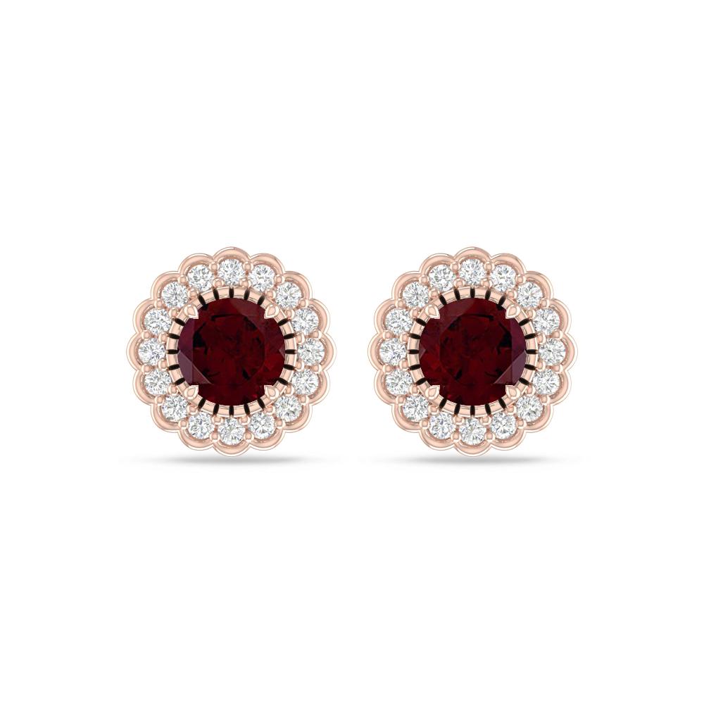Rose Gold - Garnet