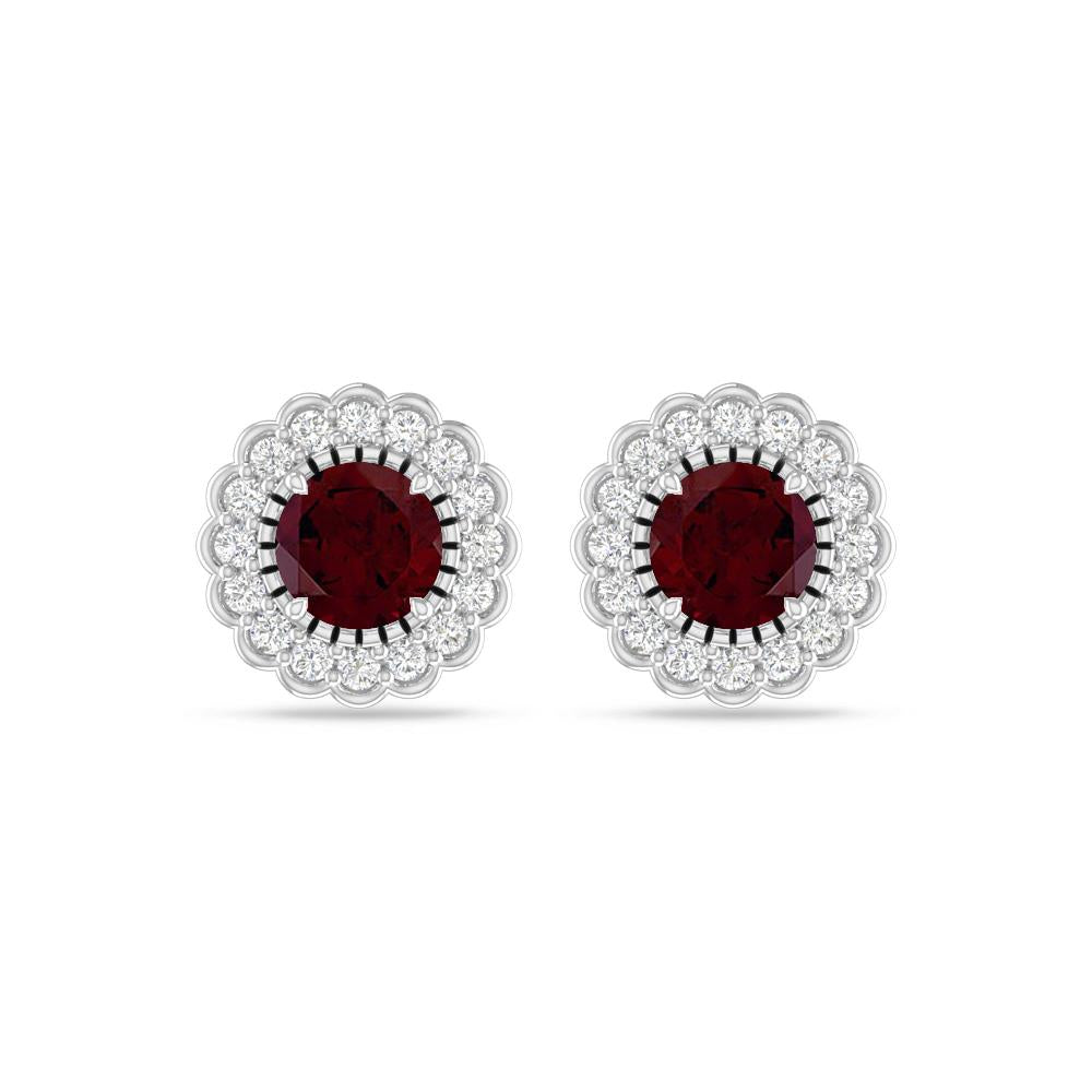 White Gold - Garnet