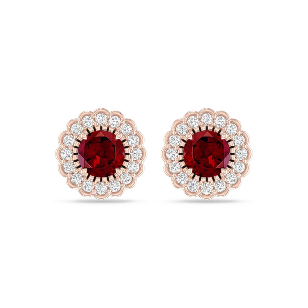 Rose Gold - Garnet