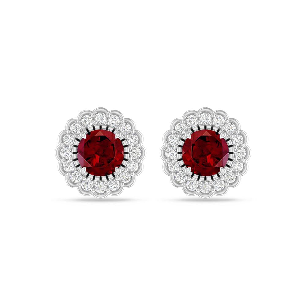 White Gold - Garnet