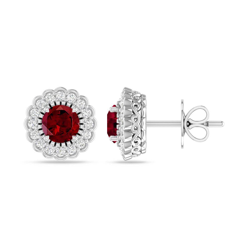White Gold - Garnet
