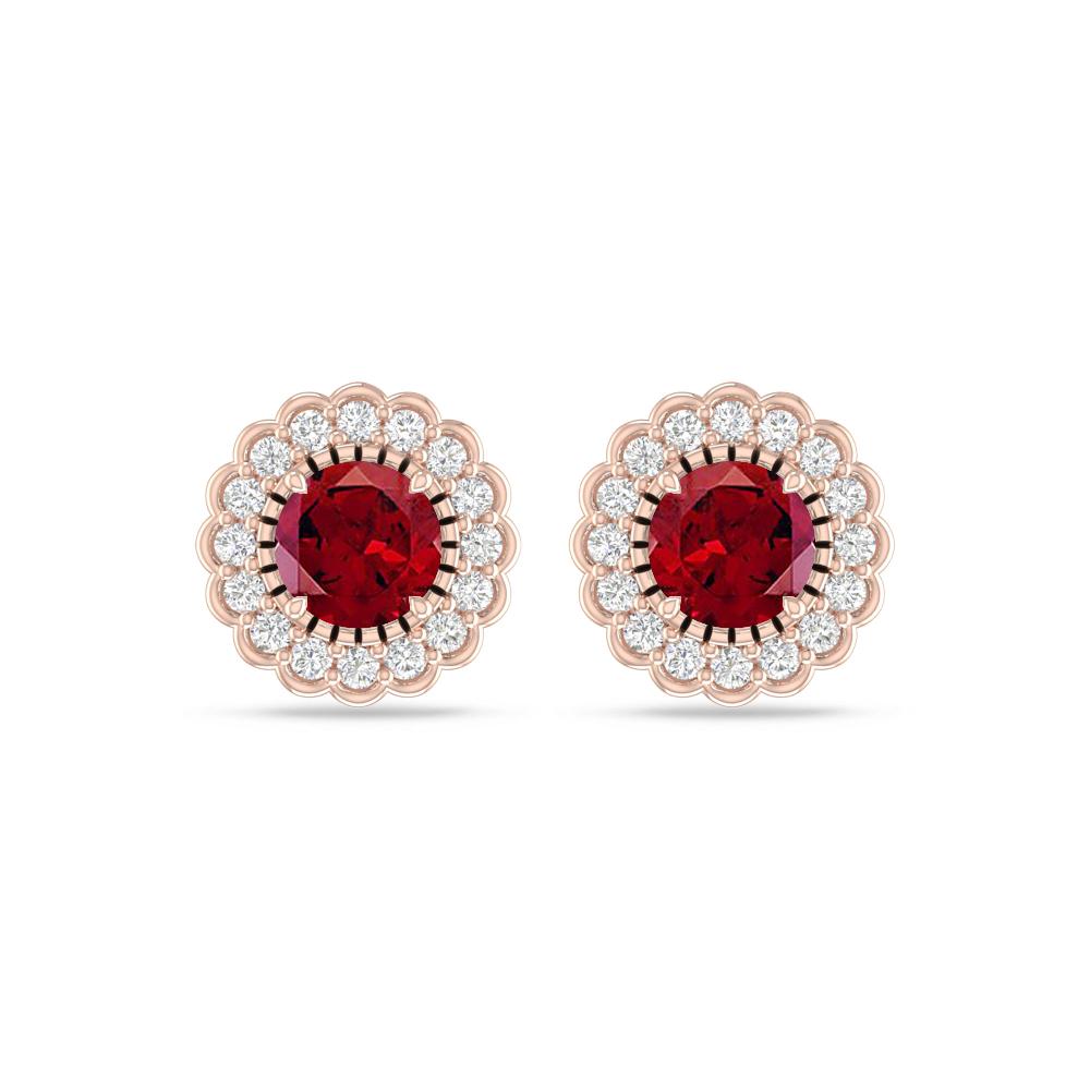 Rose Gold - Garnet