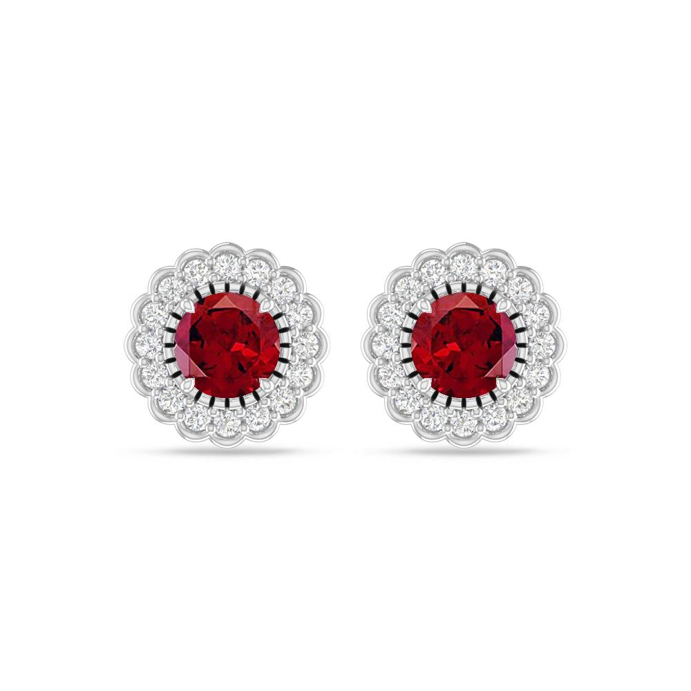 White Gold - Garnet