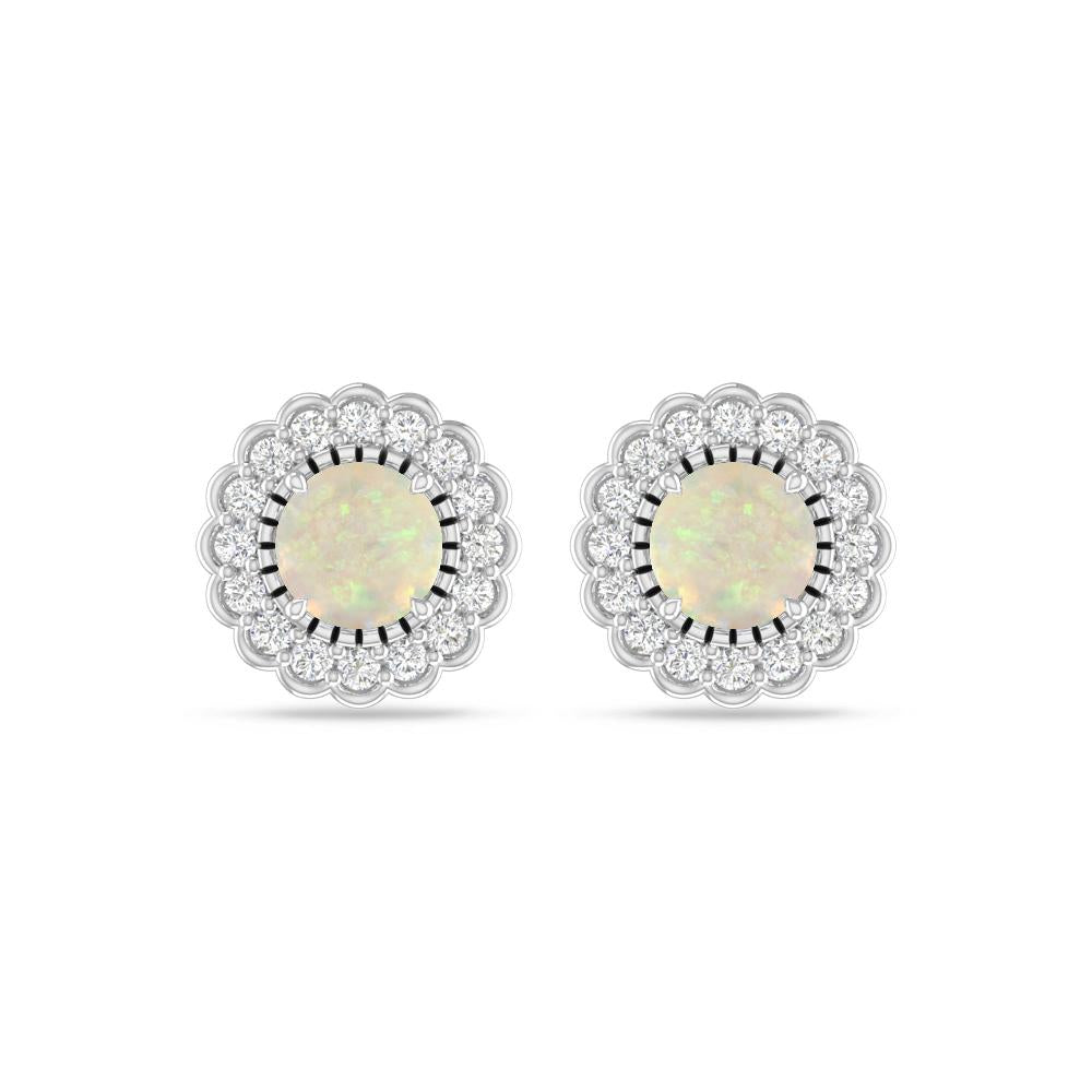 White Gold - Opal