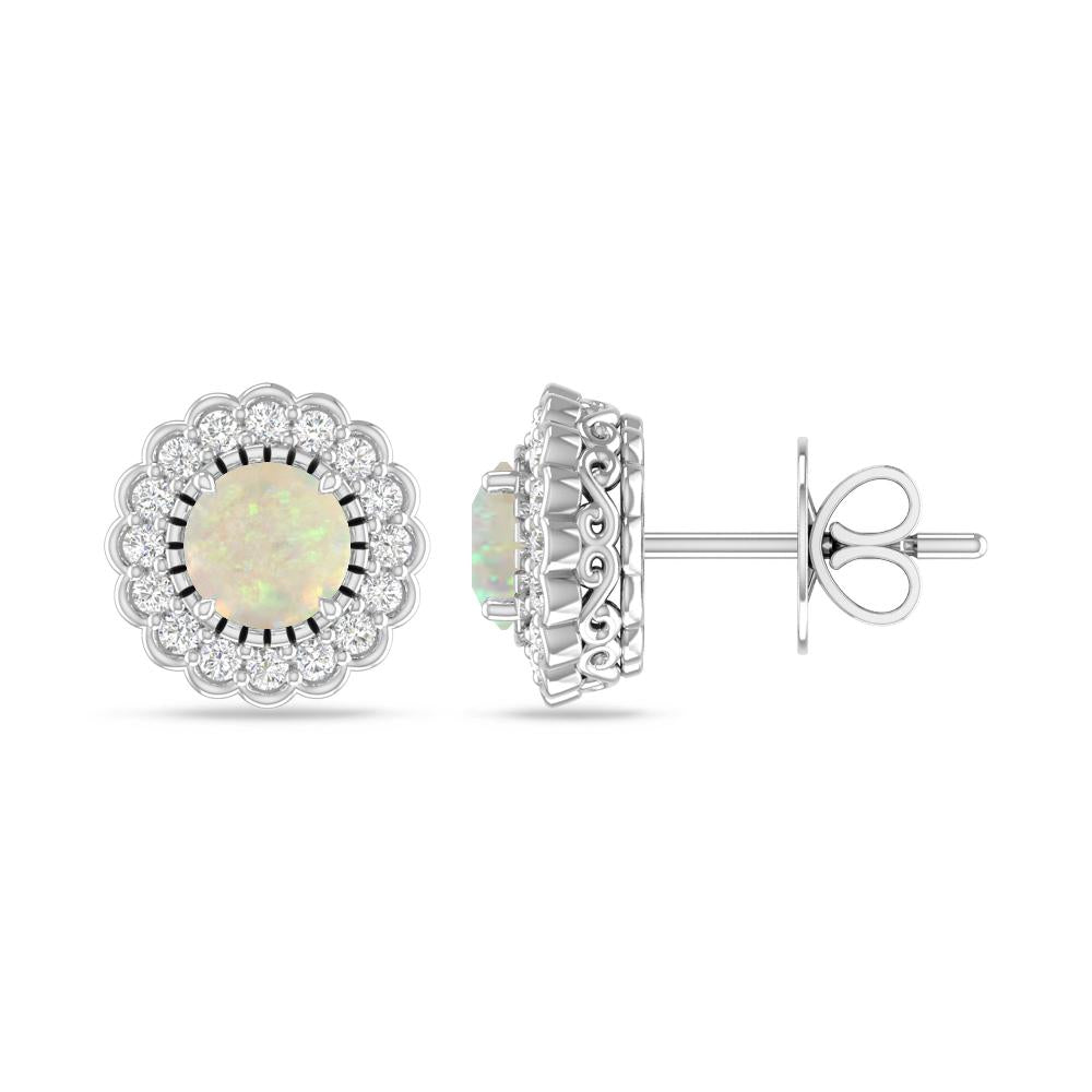 White Gold - Opal
