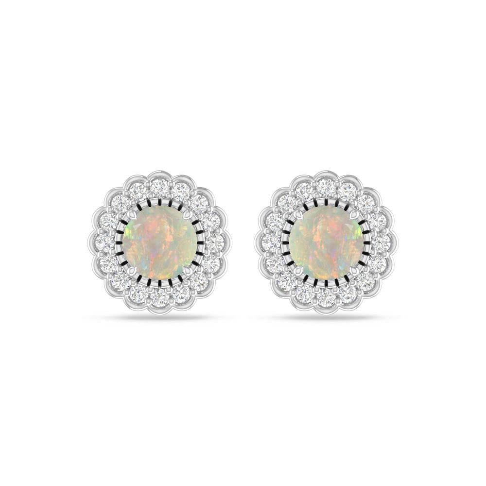 White Gold - Opal