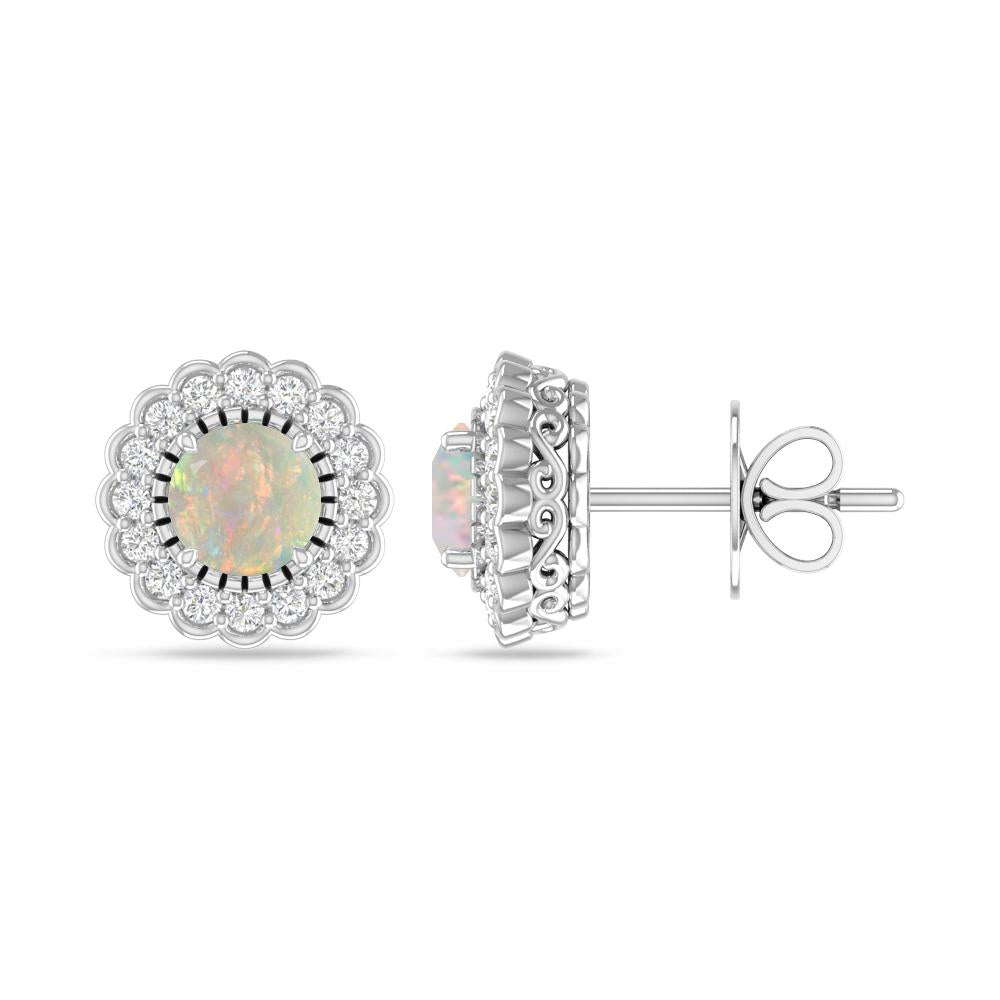 White Gold - Opal