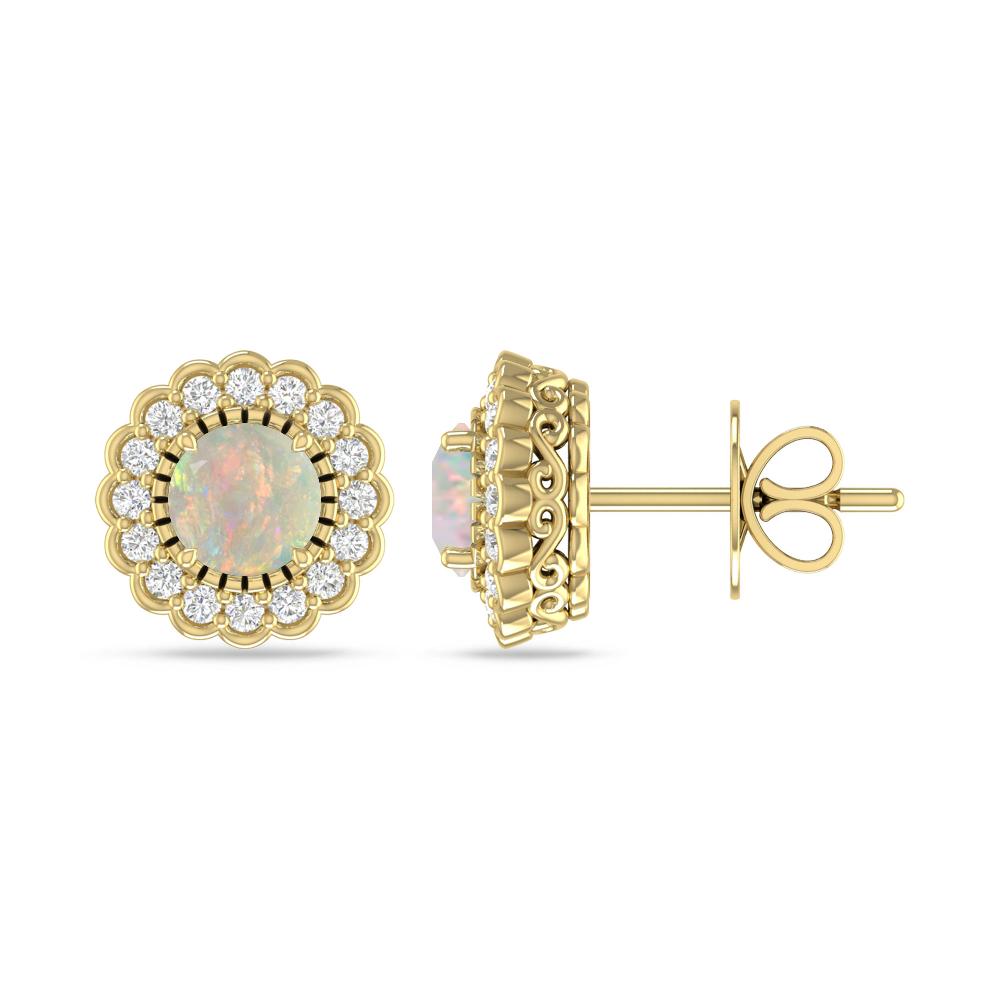 Yellow Gold - Opal